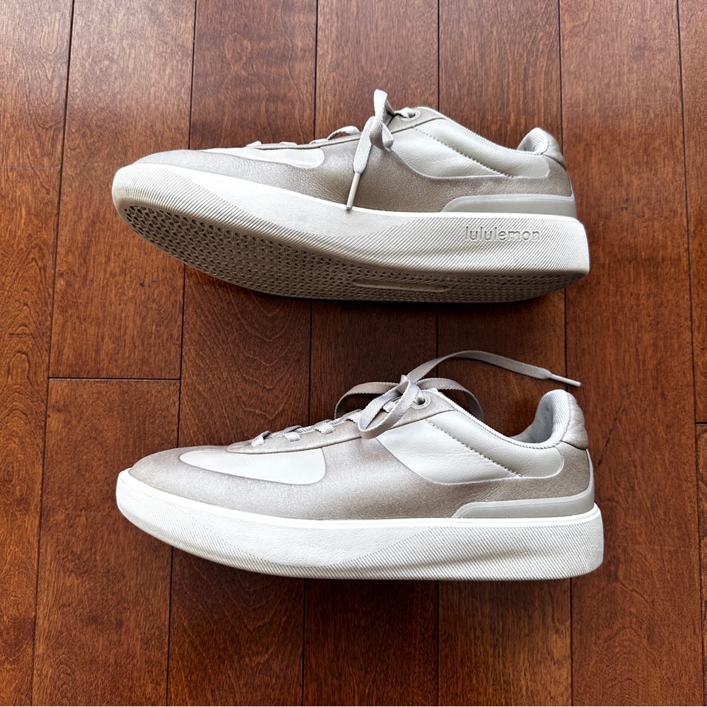 Lululemon Cityverse Leather beige Sneaker Women's Beige Athletic Shoes - Picture 2 of 10